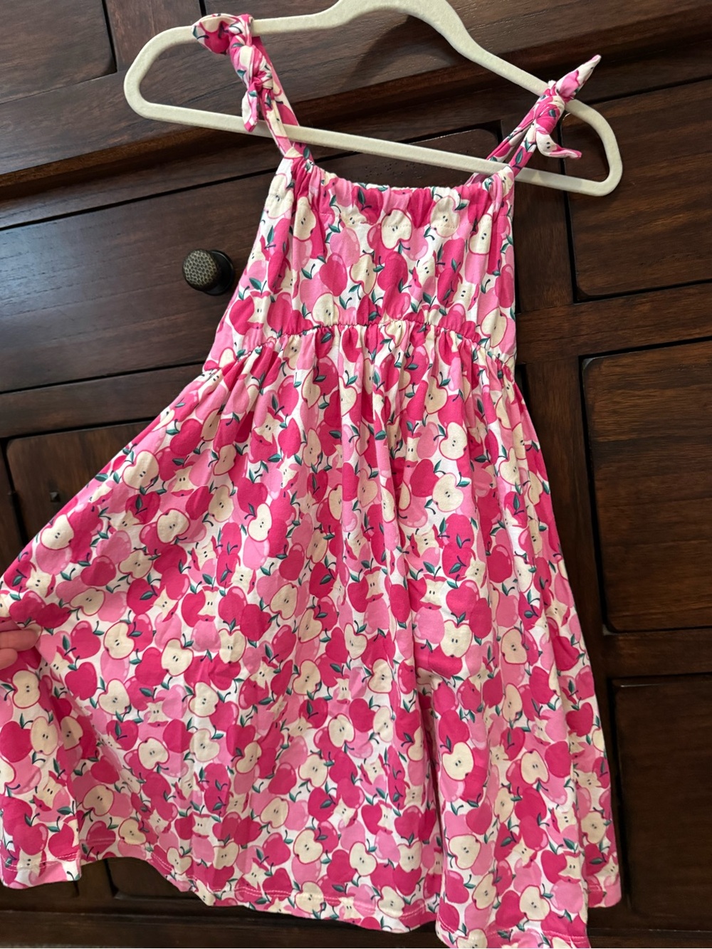 Mayoral Pink Apple-Print Kids dress